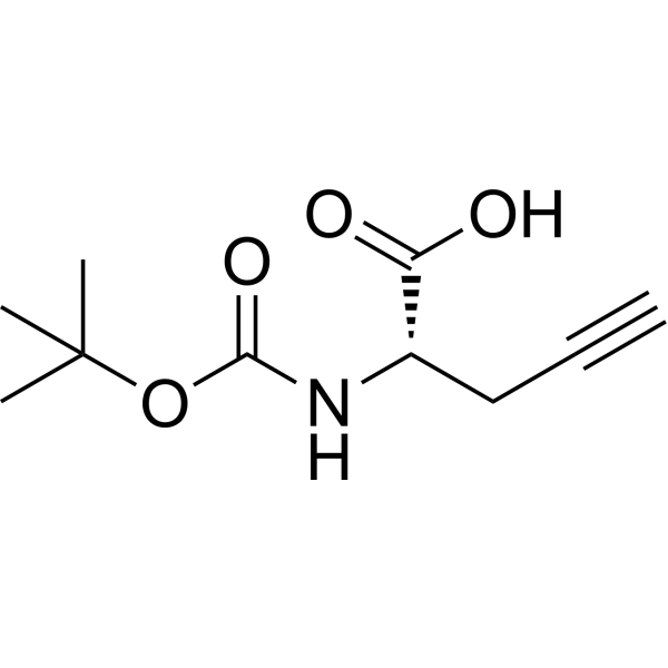 (S)-2-((tert-Butoxycarbonyl)amino)pent-4-ynoic acid 63039-48-5